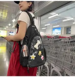 痛バッグ ボディバッグ 推し活 推しバッグ クリアバッグ