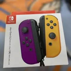 NintendoSwitch　ジョイコン　ネオンパープル　ネオンオレンジ