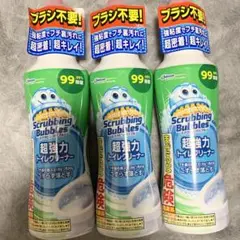 ジョンソン スクラビングバブル 超強力トイレクリーナー トイレ用洗剤 3本