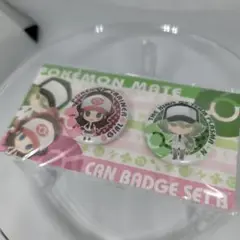 Pokemon mete 缶バッジセットB 女の子＆N