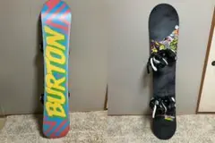 BORTONスノーボード、ブーツ、ビンディング、キャスター付きケース