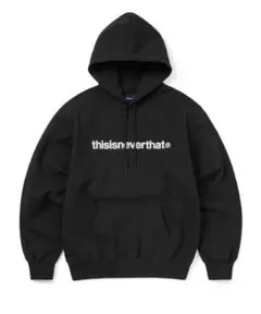 【新品・未使用】thisisneverthat 黒 フード付きパーカー 韓国
