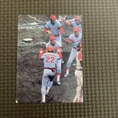 カルビー プロ野球カード 79年 広島 水沼 カルビー プロ野球カード 1975年 ホームランカード 広島カープ