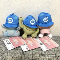 モンスターズインク　ミルキーボア　ヘルメットに隠れちゃったマスコット　全3種