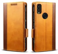 Android One S10 レザーケース S10-KC (Brown)