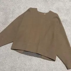 エブール ebure ロンハーマン　バックギャザープルオーバー　ウール