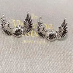 ヴィヴィアン 羽ハート ピアス