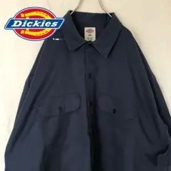 USA古着 ディッキーズ dickies オーバーサイズ ワークシャツ