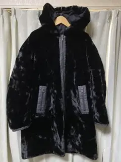 Vintage 古着 FENDI フェンディ ベロア ファーリバーシブルパーカー