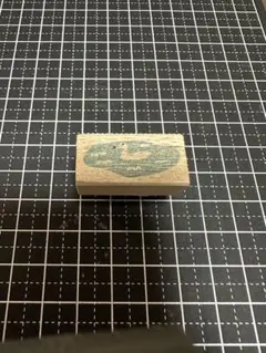 【ハンドメイド】白鳥と湖の木製スタンプ