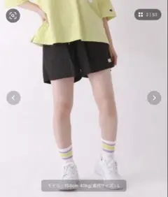 repipi armario ブラックショートパンツ S140