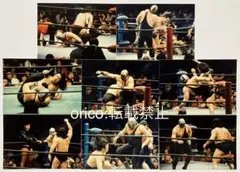 長州力 vs スーパーストロングマシン ジャパンプロレス 写真 8点セット