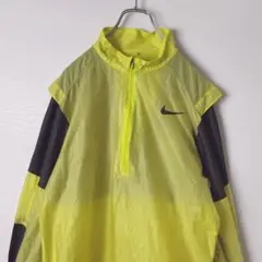 NIKE GOLF ハーフジップ　ナイロンプルオーバー　メンズ　古着　XL