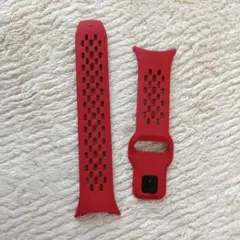 レッド シリコン スマートウォッチバンド