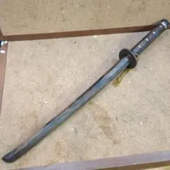 3601）木刀　万仙作　四十七年春　マルスズ謹製　81.5cm