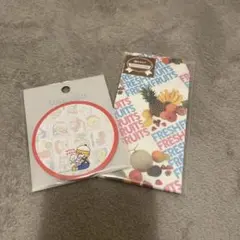 【新品未使用未開封】シモジマ　モーニング付箋　レターフルーツポチ袋