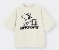 ☆美品☆GU KIDS(男女兼用) スウェT(5分袖) Peanuts 1