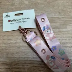 【日本未発売】香港ディズニー　リーナベル　ランヤード　キーチェーンホルダー