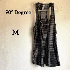 半額セール‼️90° Degree ストライプ タンクトップ 【M】