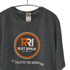 RUST REPAIR INC. Tシャツ ダークグレー 半袖