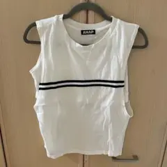 ANAP ノースリーブTシャツ ホワイト