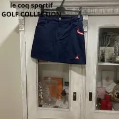 ルコックスポルティフ ゴルフコレクション スカート 9 ネイビー インナーパンツ