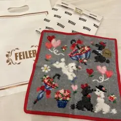 フェイラー　FEILER タオルハンカチ　犬　プードル　完売品　8月7日まで