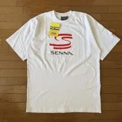 【訳あり新品タグ付き】 F1ドライバー アイルトン・セナ Tシャツ ヴィンテージ