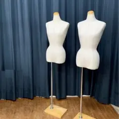 FA02) SUN サン 婦人用 トルソー マネキン ベース付 可動式