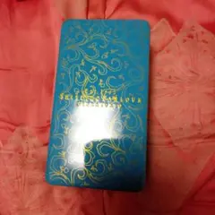 資生堂青色金属缶 シンプルデザイン