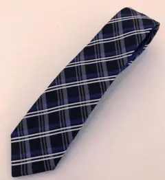 Men's Bigi メンズビギ　細身ネクタイ ネイビー