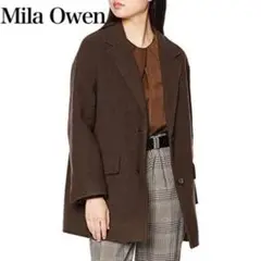 Mila Owen ミラオーウェン ライナー付きジャケットコート ブラウン