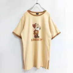 ディズニー リンガーTシャツ 七人のこびと くしゃみ Lくらい