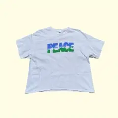 Gildan PEACE gradation print T-shirt