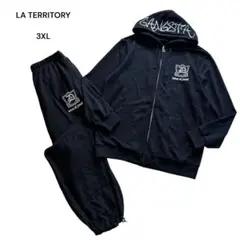 専用★ロサンゼルステリトリー スウェット セットアップブラック レッドBBOY 専用☆ロサンゼルステリトリー スウェット セットアップブラック