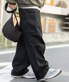 WEGO カーゴパンツ ブラック