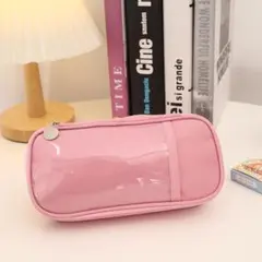 新品未使用♪ピンク ペンケース 筆箱 パステルカラー 小物入れ
