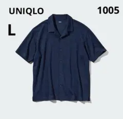 1005 UNIQLO ユニクロ エアリズムコットンオープンカラーポロシャツ