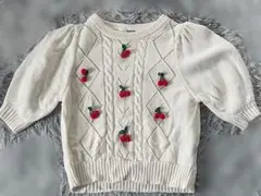 新品♡FURFUR♡ チェリーモチーフニットトップス
