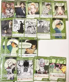 名探偵コナンカード　TCG 緑まとめ売り　19枚