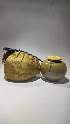 小岱　近重治太郎作　文琳　茶入れ　巾着　蓋　共箱　裏千家　表千家　茶道具 2025年最新】文琳茶入れの人気アイテム - メルカリ