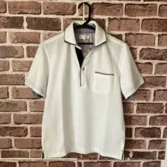 THE SHORTK ホワイト ポロシャツ S
