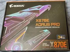 新品未使用　X870E AORUS PRO マザーボード