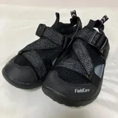 未使用級＊ワークマン女子　FieldCore サンダル　アウトドア　黒　24㎝