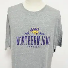 UNI ノーザンアイオワ大学 Tシャツ 3XL グレー ユルダボ j-90