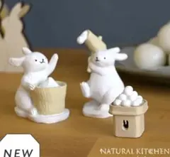 ナチュラルキッチン　お月見　団子　うさぎ