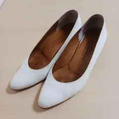 REGAL ホワイト パンプス East Coast Collection