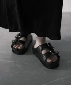 【美品】RUUBON ハイソール コンフォートサンダル　XSサイズ