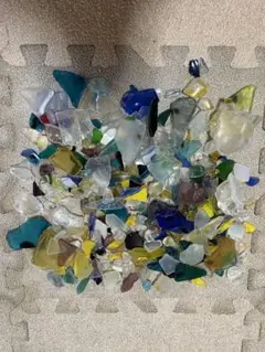 多色ガラス破片 作品用