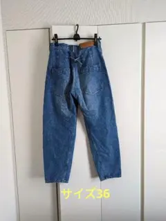 アンスクリア ハイウエストデニム36